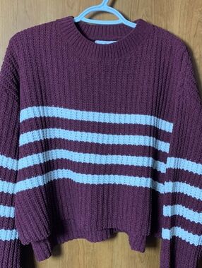 Stripe Knitted Sweater